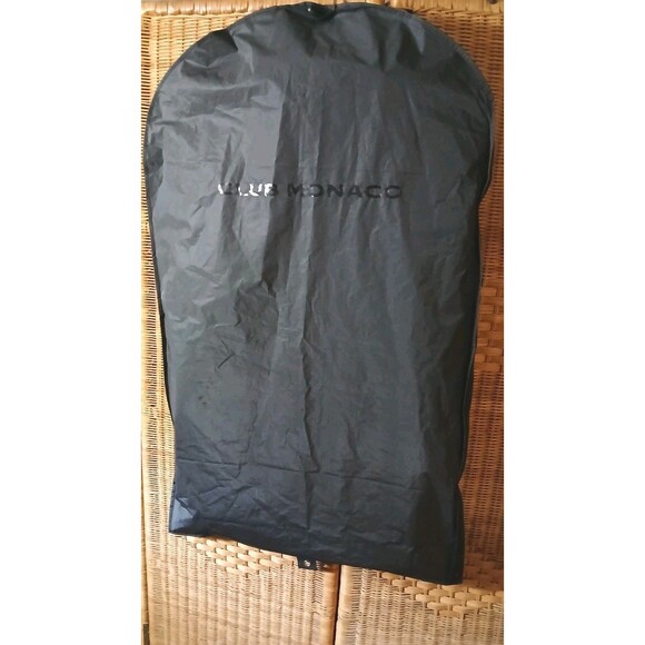 Club Monaco Womens Wool Pea Coat Faux Fur Collar Black XS Zip Mid-length Chic - Picture 8 of 12